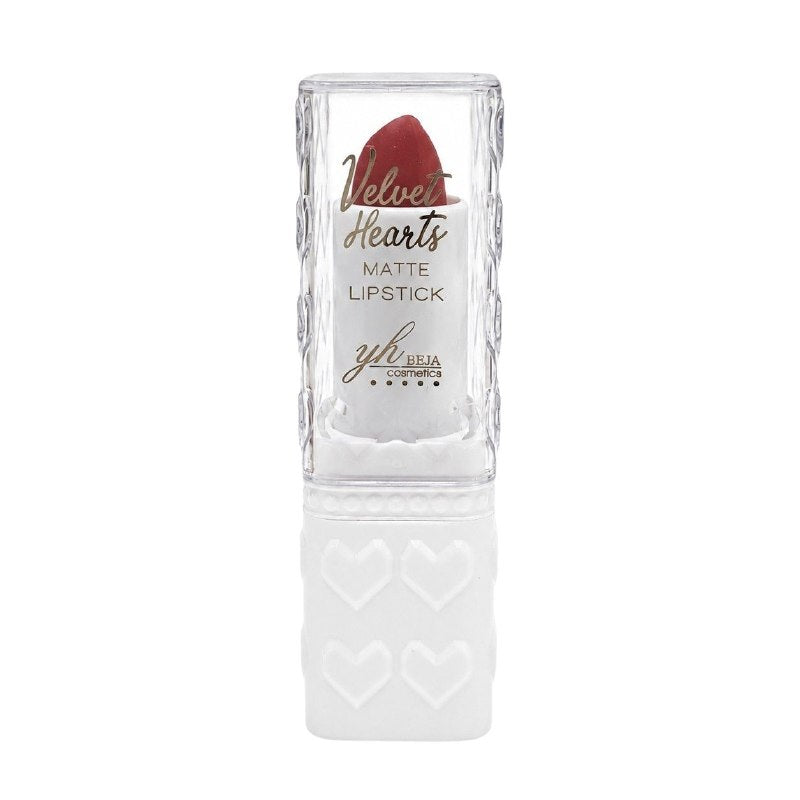 LIPSTICK MATTE DE LARGA DURACION Y ALTA PIGMENTACION YH BEJA COSMETICS 3.6G