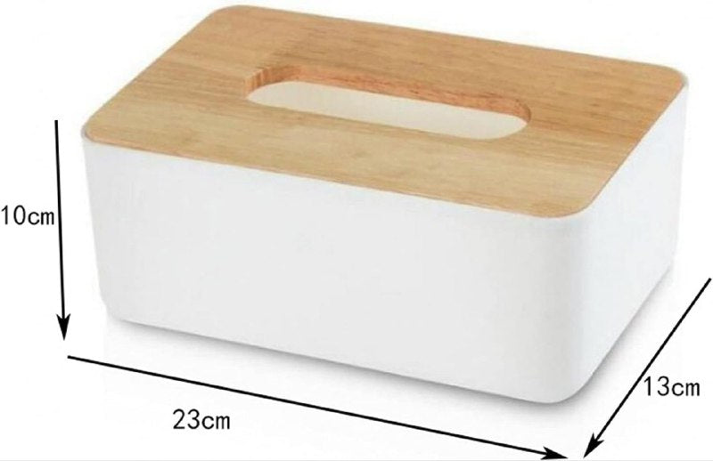 SERVILLETERO ORGANIZADOR CAJA DE ALMACENAMIENTO UNIVERSAL CON TAPA DE MADERA KENNEDY HOME COLLECTIONS