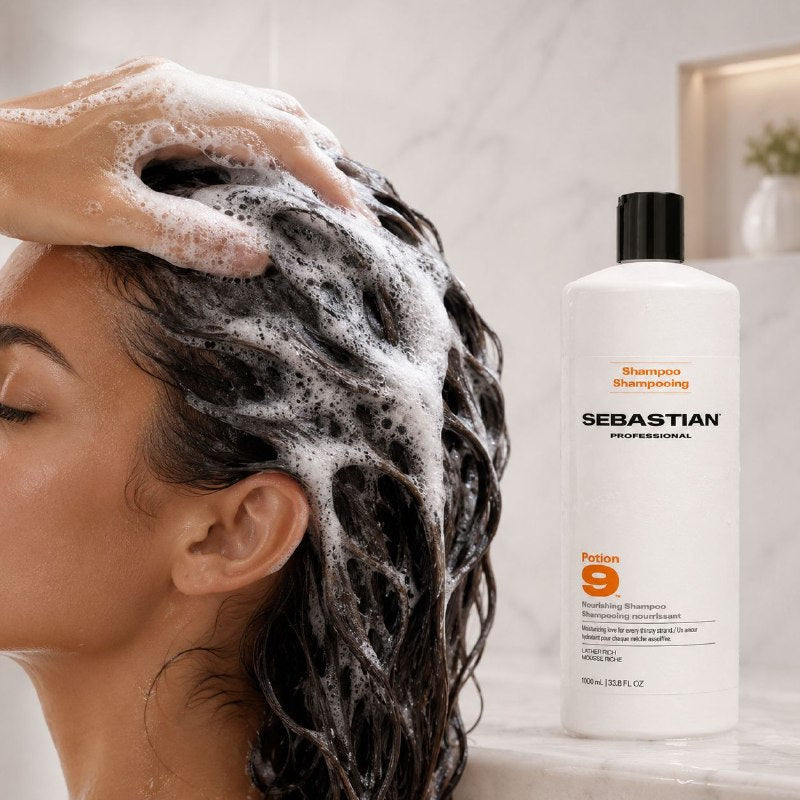 SHAMPOO NUTRITIVO E HIDRATANTE CON EXTRACTOS BOTANICOS ACONDICIONADORES LIMPIADORES SEBASTIAN PROFESSIONAL 1000ML