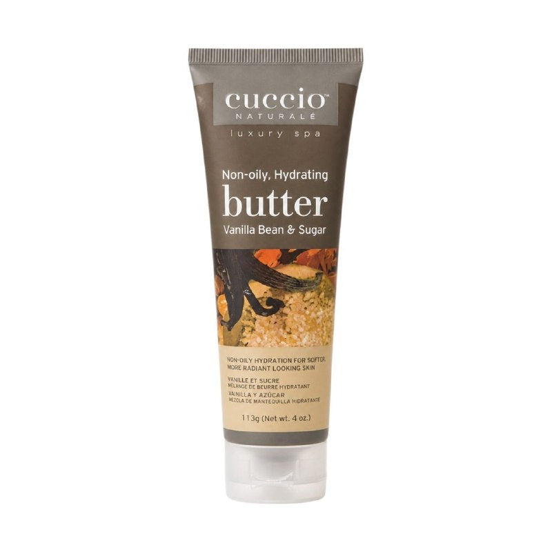 CREMA CORPORAL DE MANTEQUILLA ULTRA HIDRATANTE Y REVITALIZANTE CON AROMA A VAINILLA Y AZUCAR CUCCIO 113G