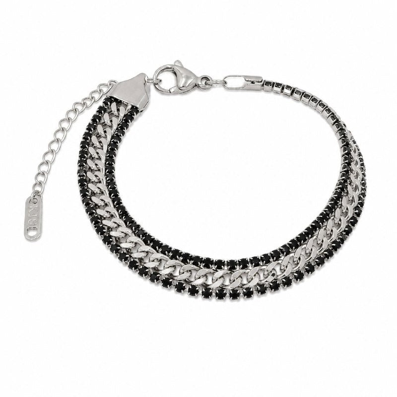 PULSERA DE ENCHAPE PARA DAMA 19CM