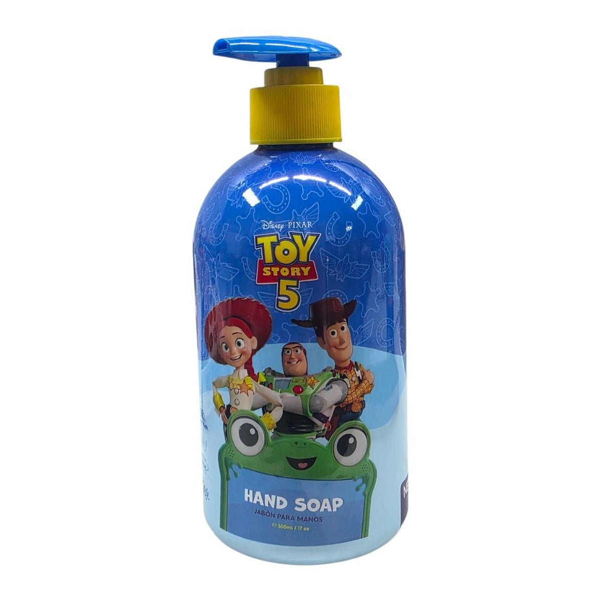 JABÓN LÍQUIDO PARA MANOS DISNEY TOY STORY CON DISPENSADOR 500ML
