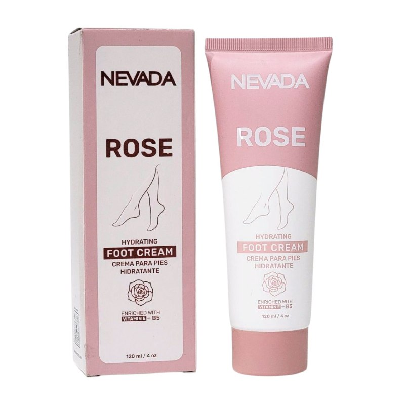 CREMA CORPORAL PARA PIES DE ROSA HIDRATANTE Y CALMANTE NEVADA 120ML