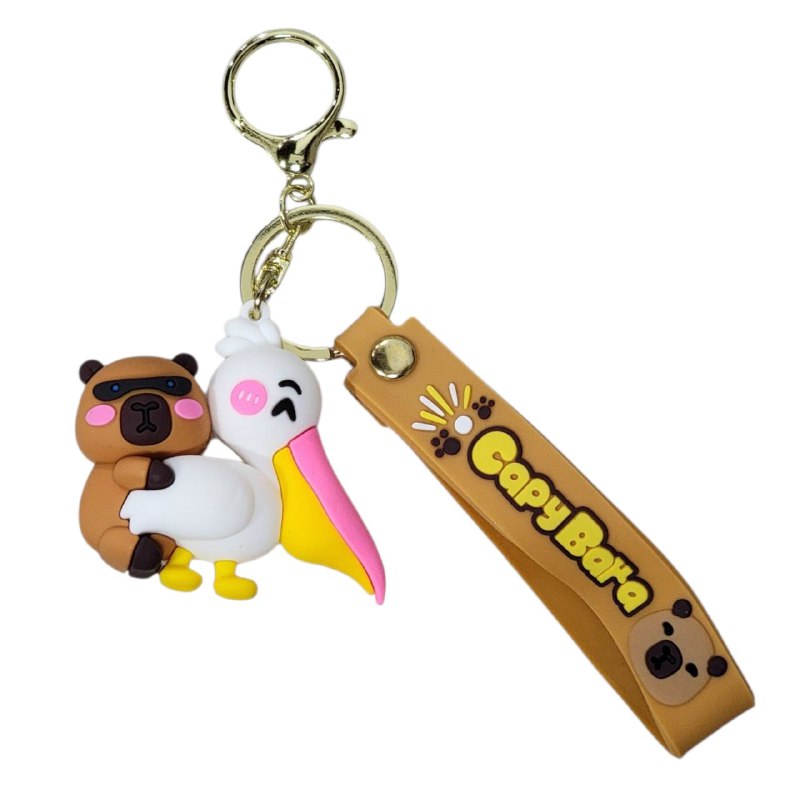 LLAVEROS DE CAPIBARA,CAPYBARA, 6 ESTILOS DISPONIBLES