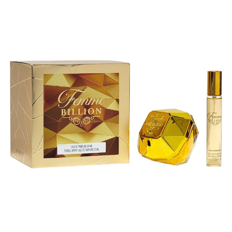 SET MYSTICAL FEMME BILLION EDP 80ML, MINI EDP 20ML (M)