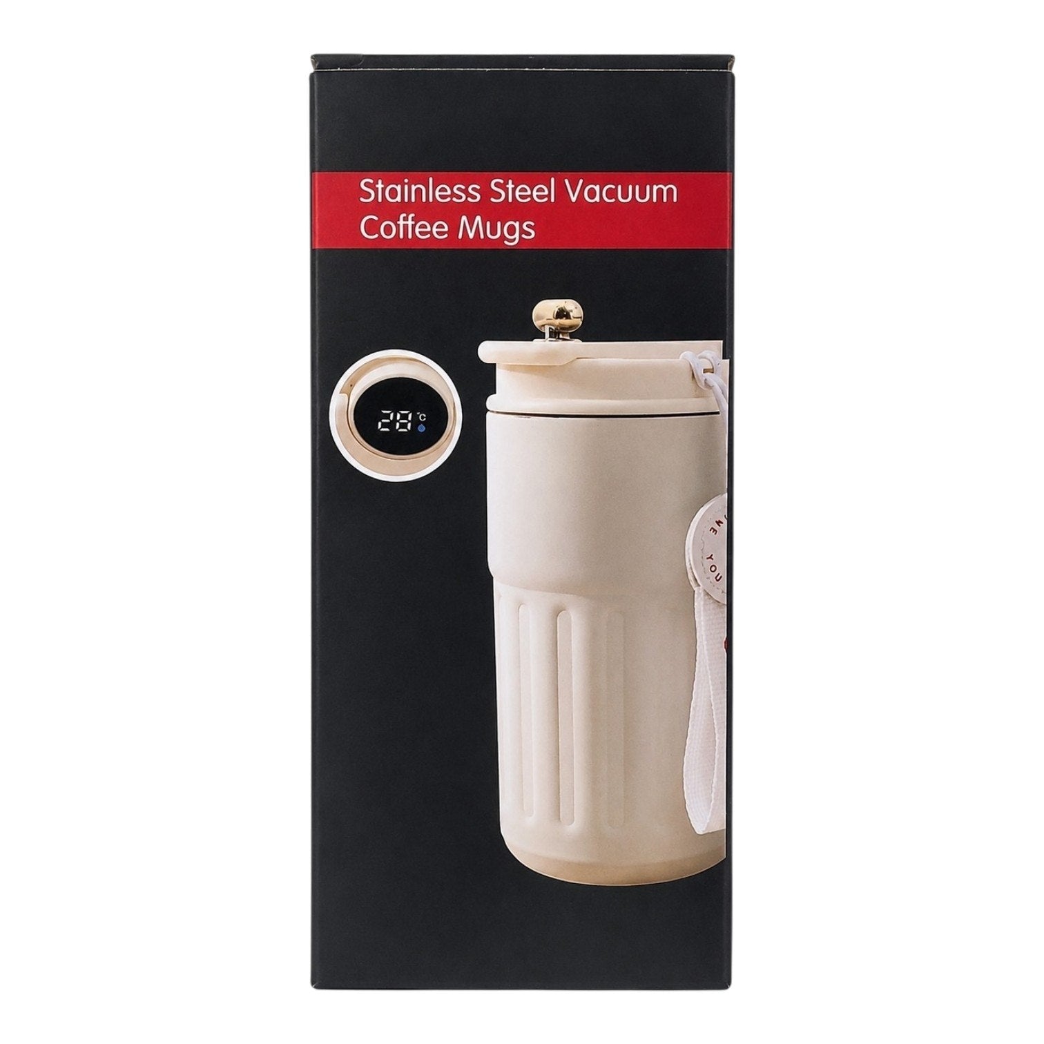 TAZA TÉRMICA DE ACERO INOXIDABLE CON AISLAMIENTO AL VACÍO STAINLESS STEEL VACUUM COFFEE MUGS 450 ML
