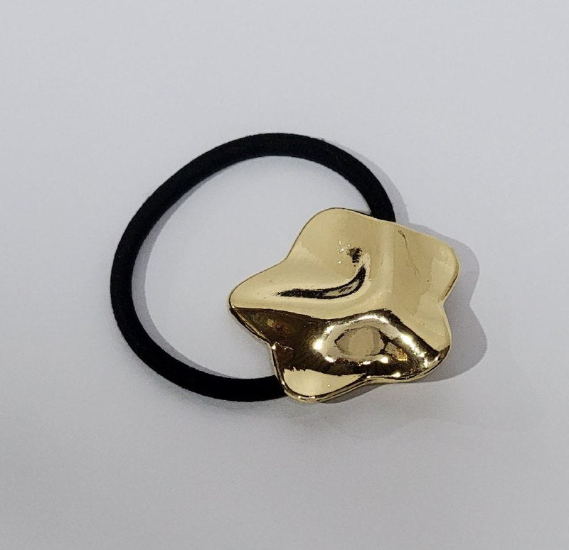 COLA DECORATIVA METALICA PARA EL CABELLO COLOR DORADO VARIOS ESTILOS PONY CUFFS