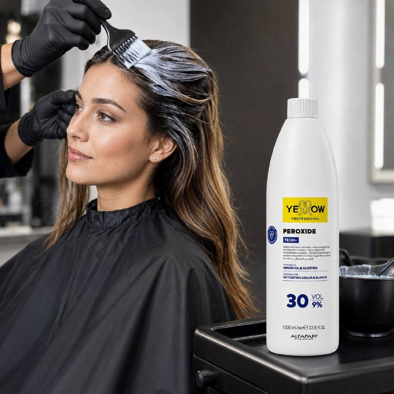 PERÓXIDO EN CREMA COLOR 30 VOLÚMENES 9% OXIDANTE YELLOW PROFESSIONAL 1000ML 1 UND