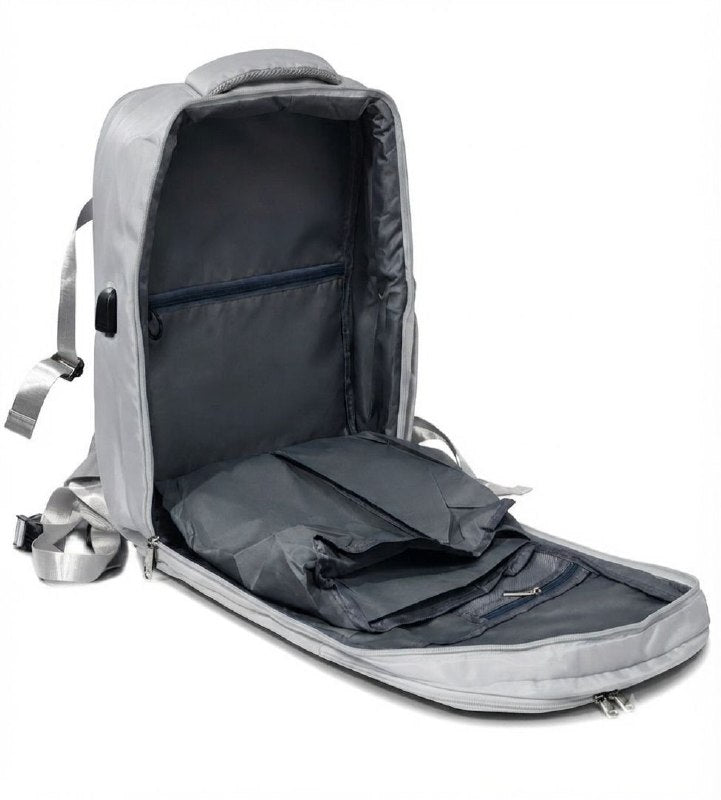 MOCHILA DE VIAJE CON COMPARTIMIENTO PARA LAPTOP Y CALZADO SOFIAZUL 31X35X20CM