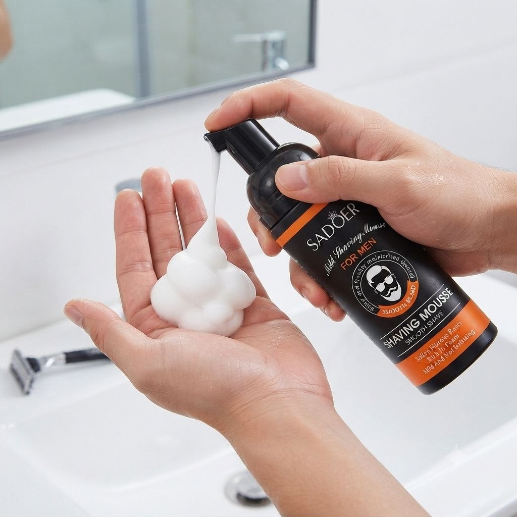 ESPUMA DE AFEITADO SUAVE Y DE ALTA DENSIDAD SADOER SHAVING FOAM SMOOTH 60 ML