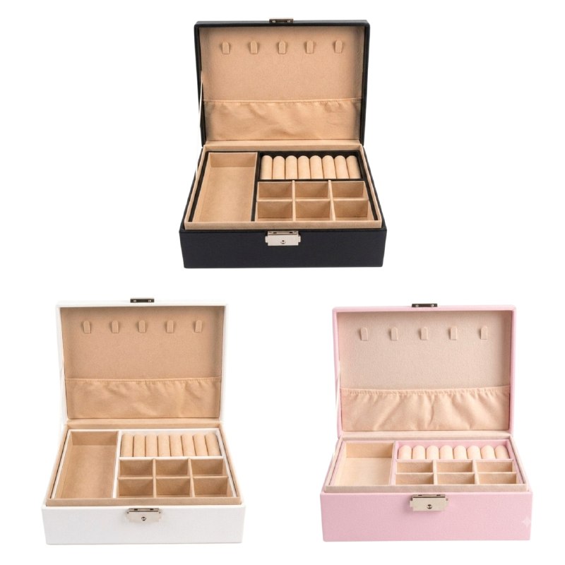 ORGANIZADOR JOYERO MANTENER TUS JOYAS Y ACCESORIOS PROTEGIDOS, ORDENADOS  23x17x7CM