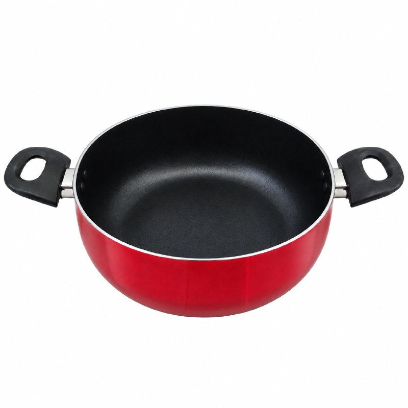 OLLA CACEROLA ANTIADHERENTE CON TAPA DE VIDRIO DE 26CM BENELI HOME
