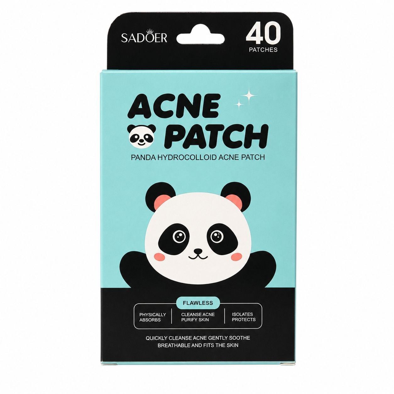 PARCHE PARA EL ACNE HIDROCOLOIDE, NO IRRITA LA PIEL, ABSORCION EFECTIVA, DEJA LA PIEL SUAVE Y DELICADA SADOER 40UND