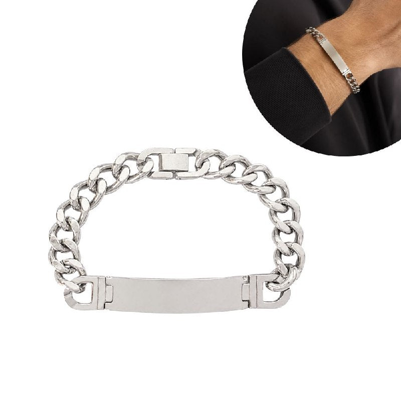 PULSERA DE ENCHAPE PARA CABALLERO 24CM