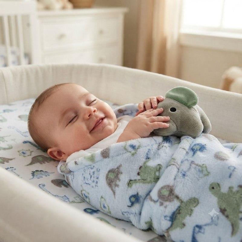 MANTA PARA BEBE CON PELUCHE DE APEGO CLOUD 9 76.2X101.6CM