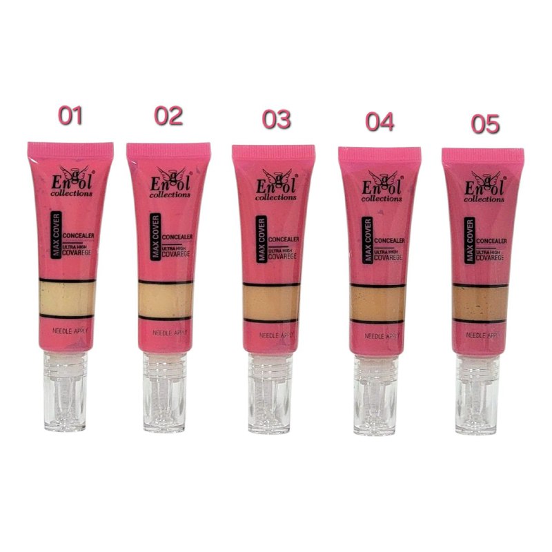 BASE DE MAQUILLAJE CORRECTORA QUE DISIMULA LAS IMPERFECCIONES DE LA PIEL, ACABADO NATURAL CON VITAMINA E ENGOL COLLECTIONS, 5 TONOS 20ML