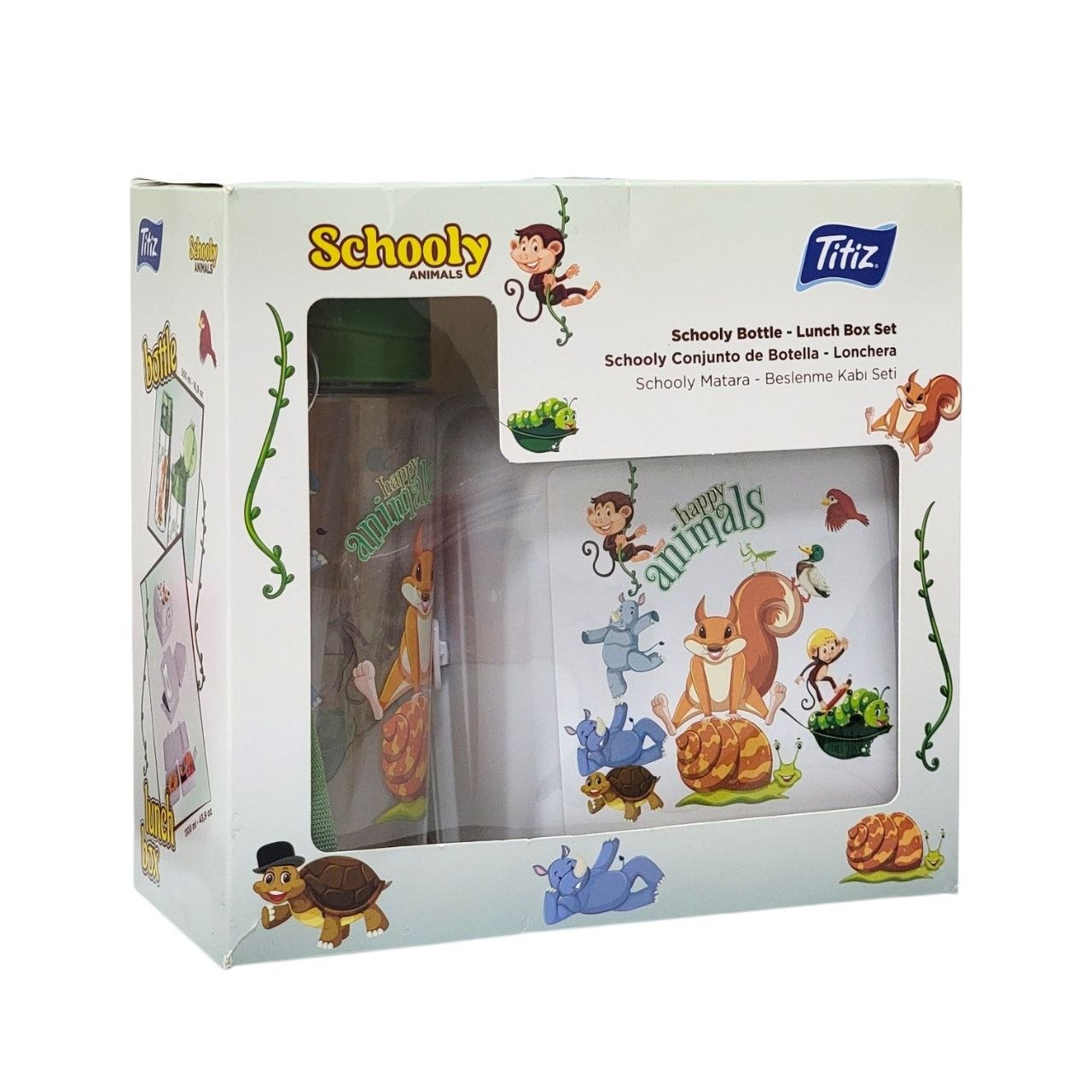 SET DE RECIPIENTE PANA PARA ALIMENTOS CON BOTELLA INFANTIL TITIZ