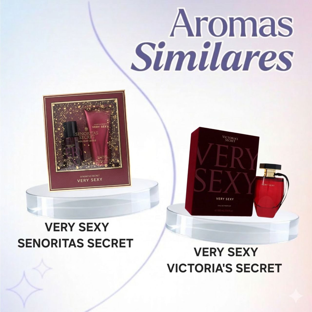SET SENORITAS SECRET VERY SEXY SPLASH 75ML Y CREMA CORPORAL 100ML (M) (AROMA SIMILAR A VICTORIAS SECRET VERY SEXY)