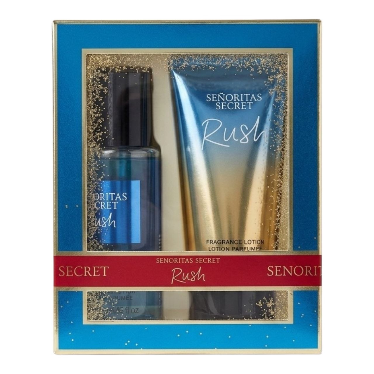 SET SENORITAS SECRET RUSH SPLASH 75ML Y CREMA CORPORAL 75ML (M) (AROMA SIMILAR A VICTORIA SECRET RUSH)