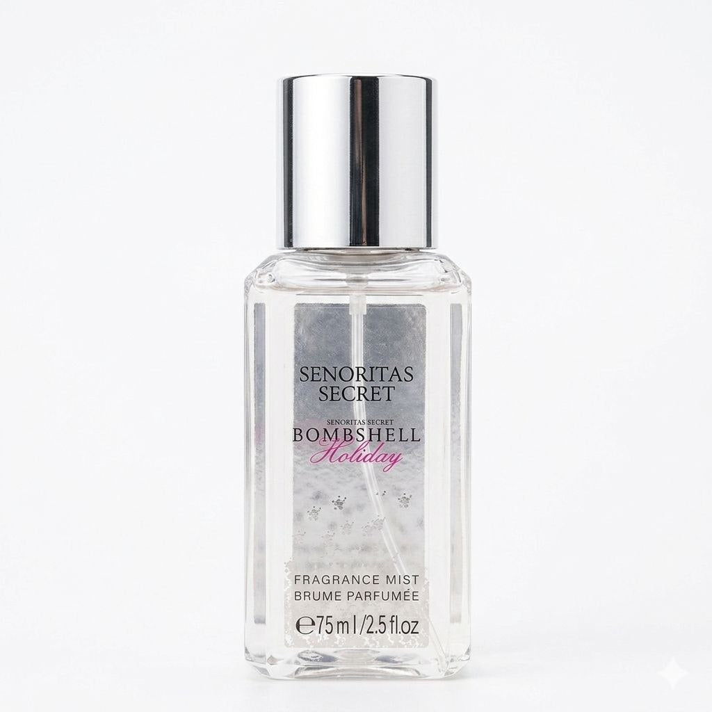 SPLASH MINI SENORITAS SECRET BOMBSHELL HOLIDAY 75ML (M) (AROMA SIMILAR VICTORIAS SECRET BOMBSHELL HOLIDAY)