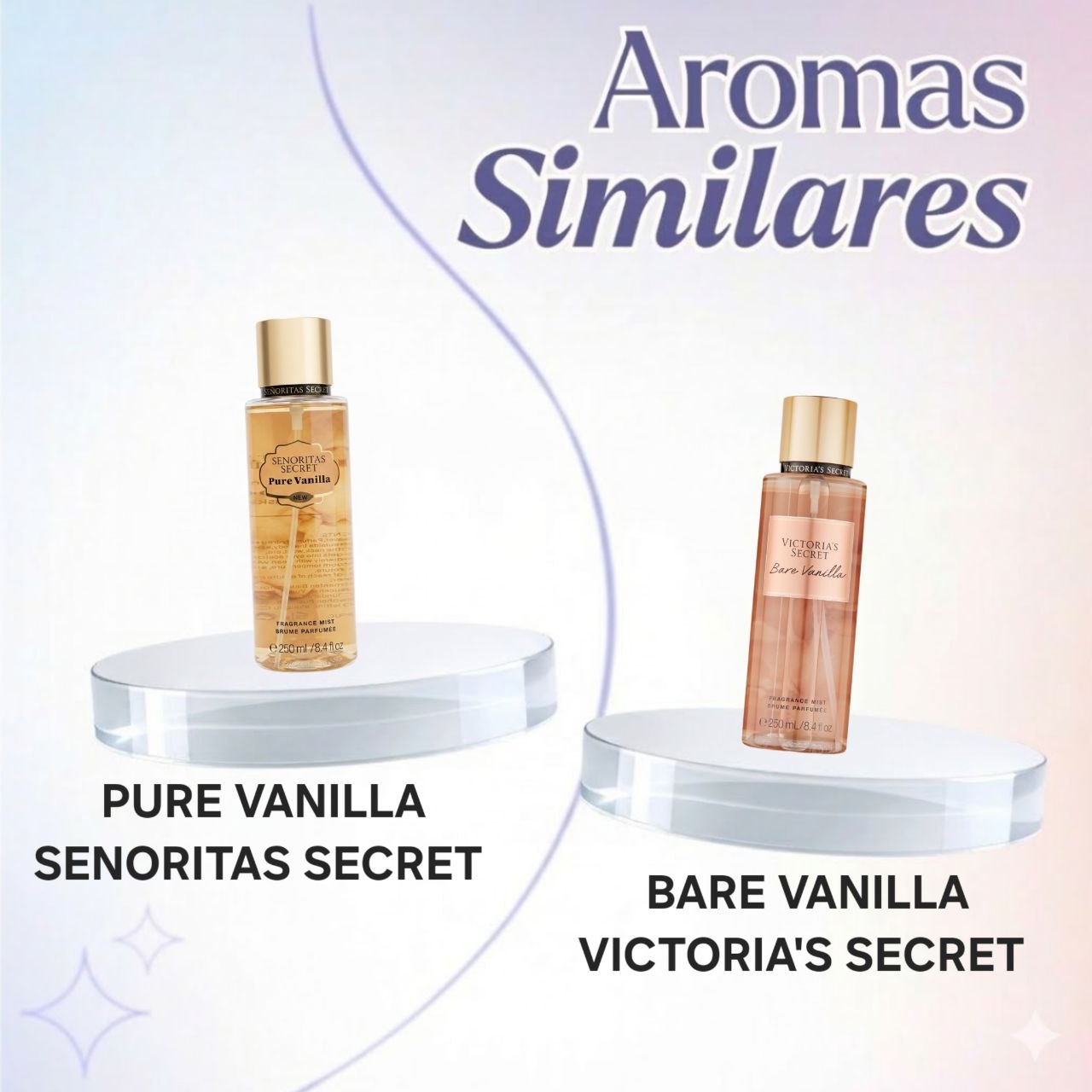 SPLASH SENORITAS SECRET PURE VANILLA  250ML (M) (AROMA SIMILAR VICTORIAS SECRET BARE VANILLA)