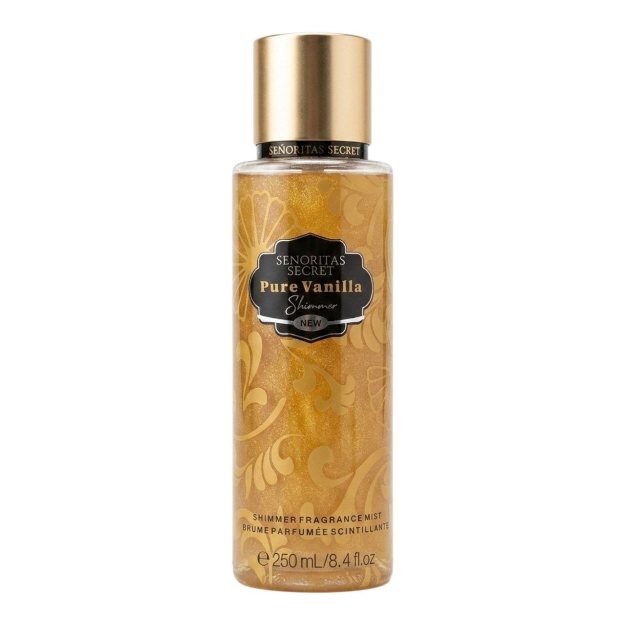 SPLASH SENORITAS SECRET PURE VANILLA SHIMMER 250ML (M) (AROMA SIMILAR VICTORIAS SECRET BARE VANILLA)