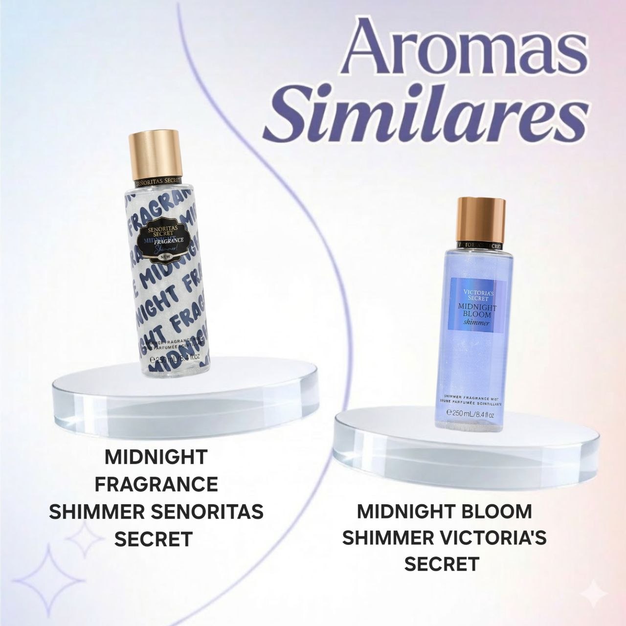 SPLASH SENORITAS SECRET MIDNIGHT FRAGANCE SHIMMER  250ML (M) (AROMA SIMILAR VICTORIAS SECRET MIDNIGHT BLOOM)
