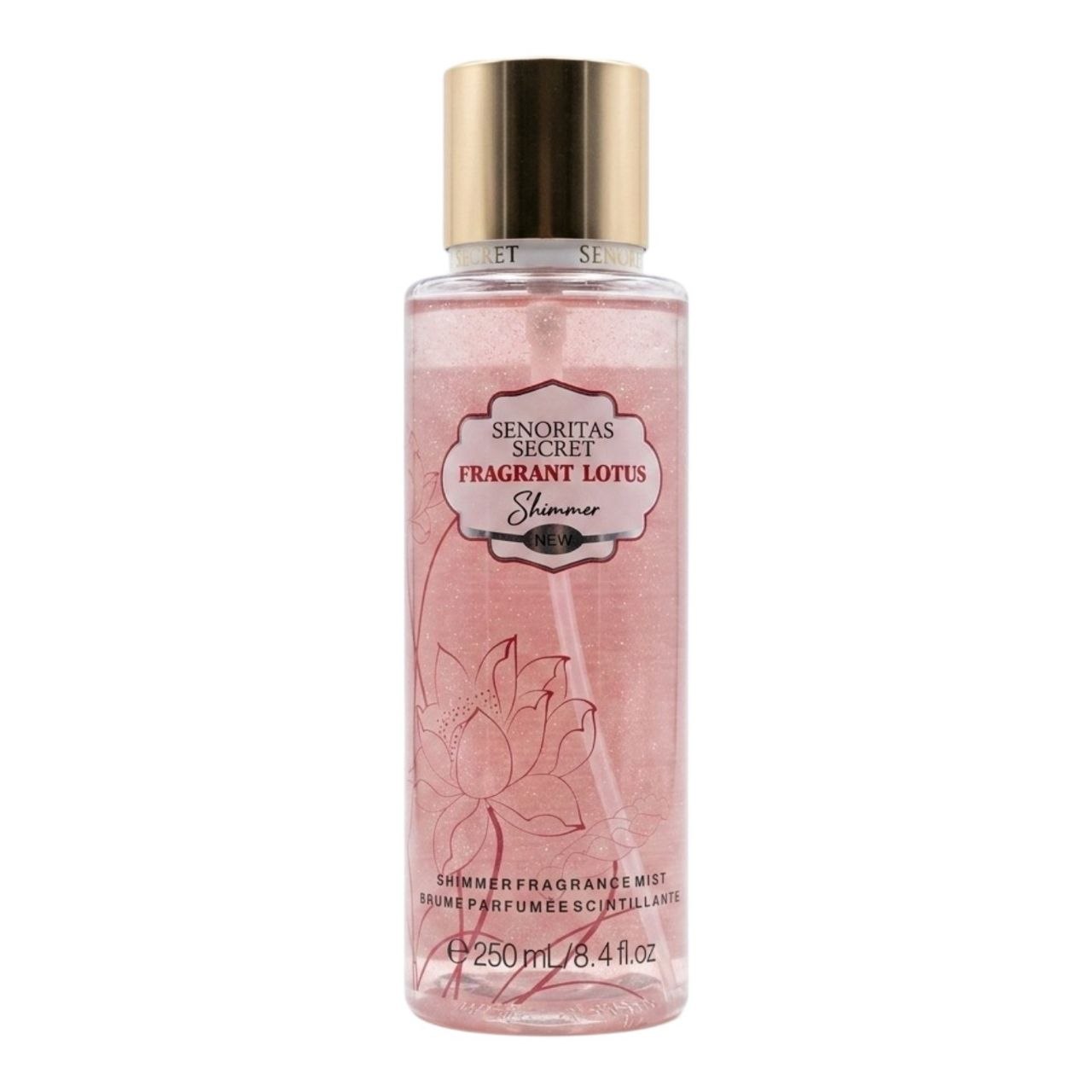 SPLASH SENORITAS SECRET FRAGANT LOTUS SHIMMER 250ML (M) (AROMA SIMILAR VICTORIAS SECRET POMEGRANATE & LOTUS)