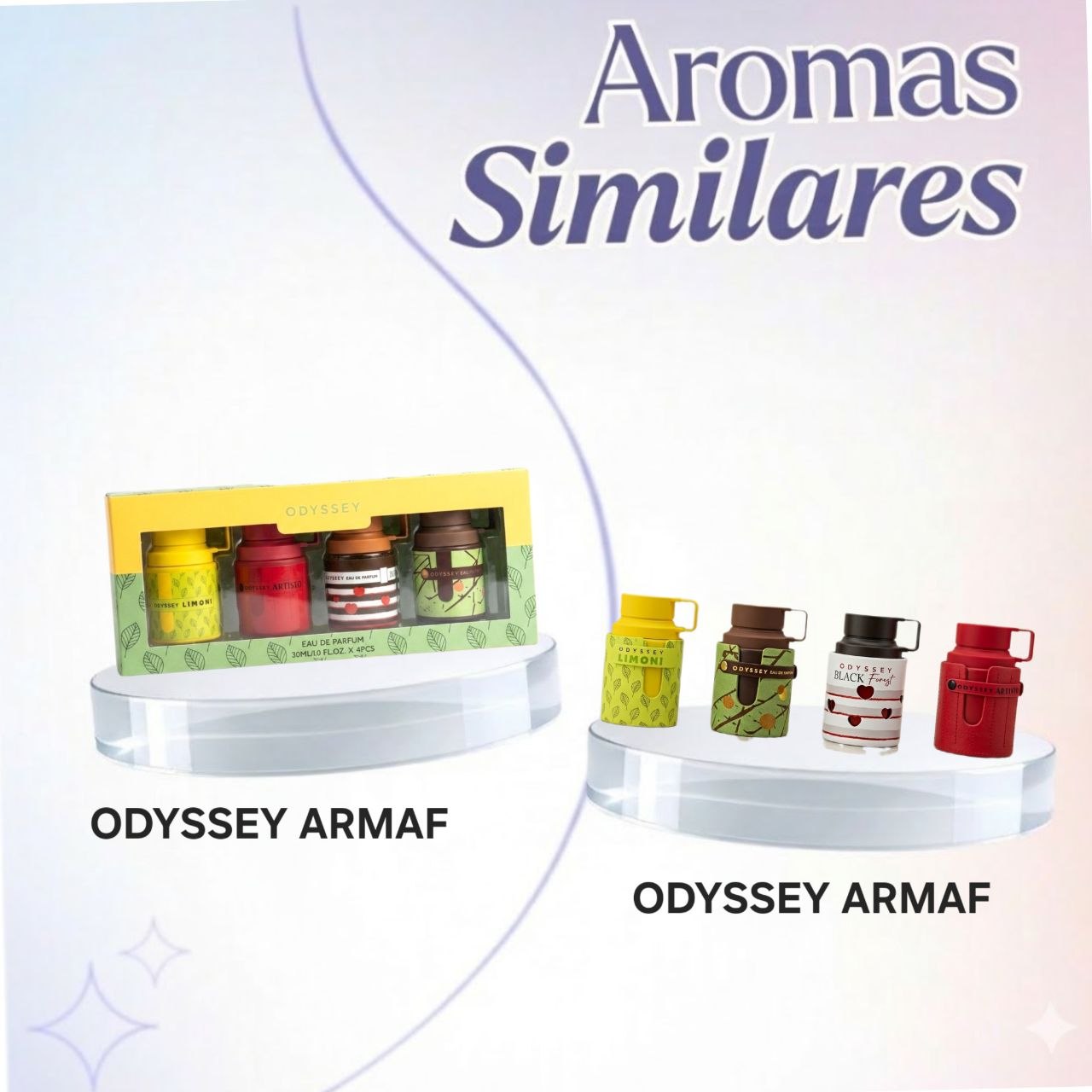 SET MINI ODYSSEY ARMAF EDP 30ML X 4PCS (U) (AROMA SIMILAR A ARMAF ODYSSEY)