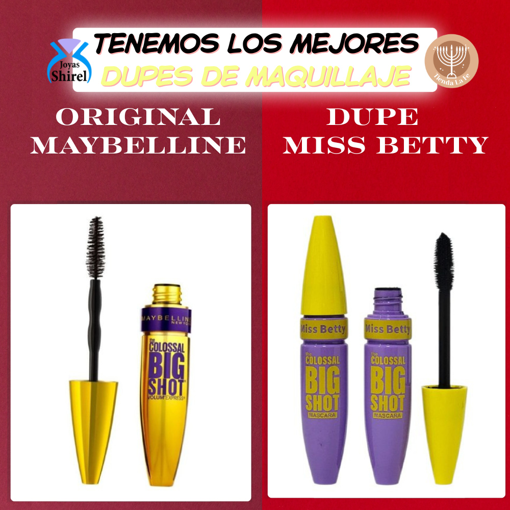 RIMEL A PRUEBA AGUA COLOR NEGRO THE BIG SHOT MISS BETTY 12G (DUPE DE MAYBELLINE)
