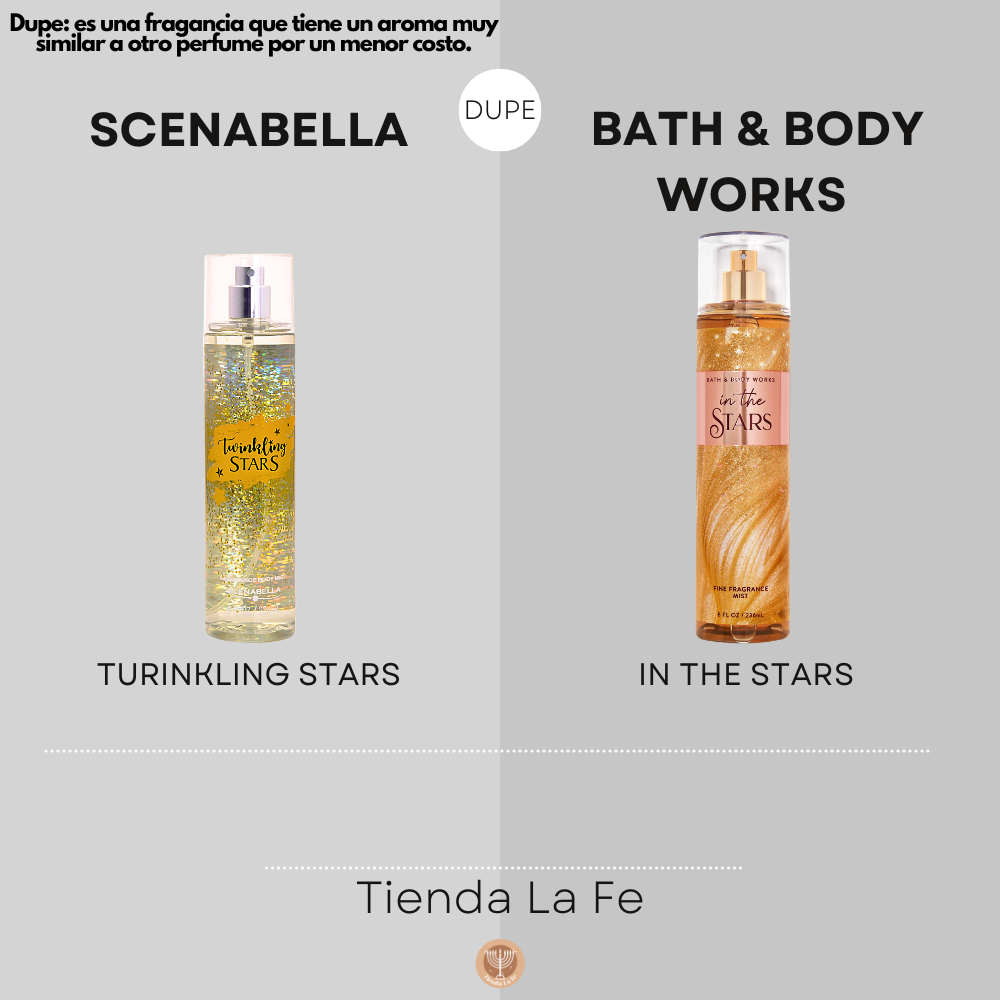 SPLASH SCENABELLA TURINKLING STARS 236ML (M)(DUPE DE BATH & BODY WORKS IN THE STARS MIST 236ML)