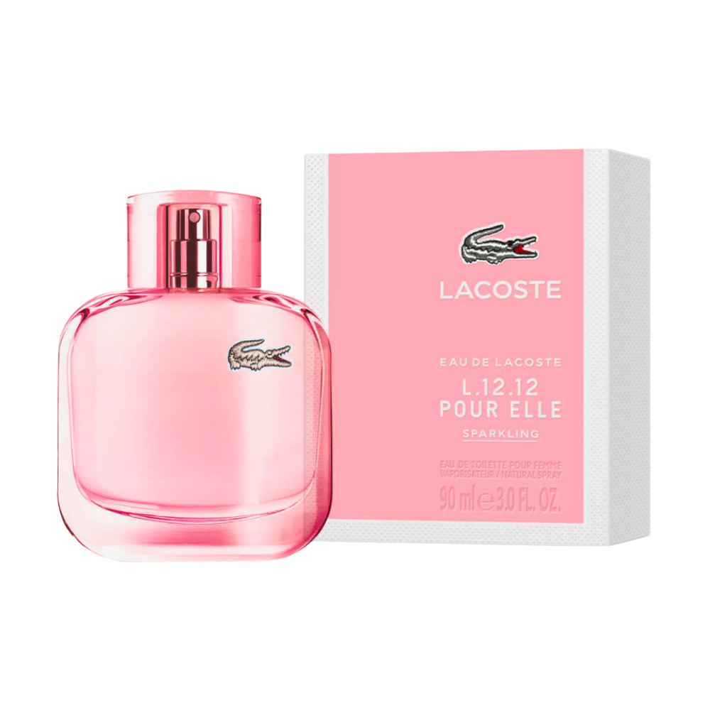 LACOSTE EAU DE LACOSTE L.12.12 POUR ELLE SPARKLING FOR WOMEN EDT 90ML (M)