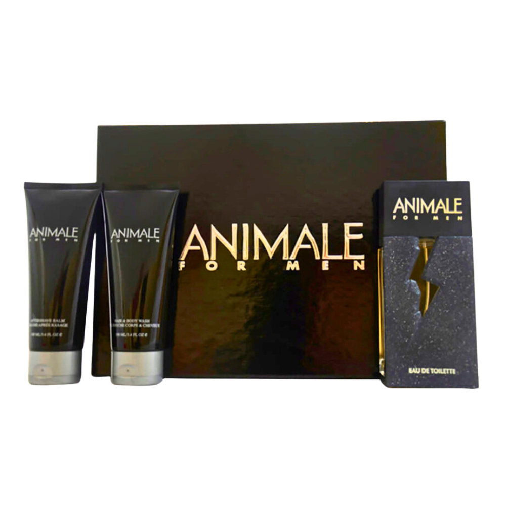 SET ANIMALE FOR MEN EDT 100ML, AFTER SHAVE 100ML, SHOWER GEL 100ML (H)
