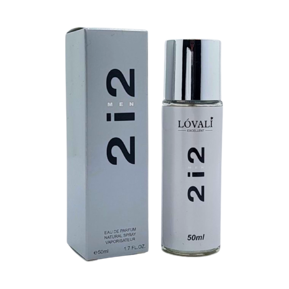 LOVALI EXCELLENT 2i2 MEN EDP 50ML (H) (AROMA SIMILAR CAROLINA HERRERA 212 MEN EDT)