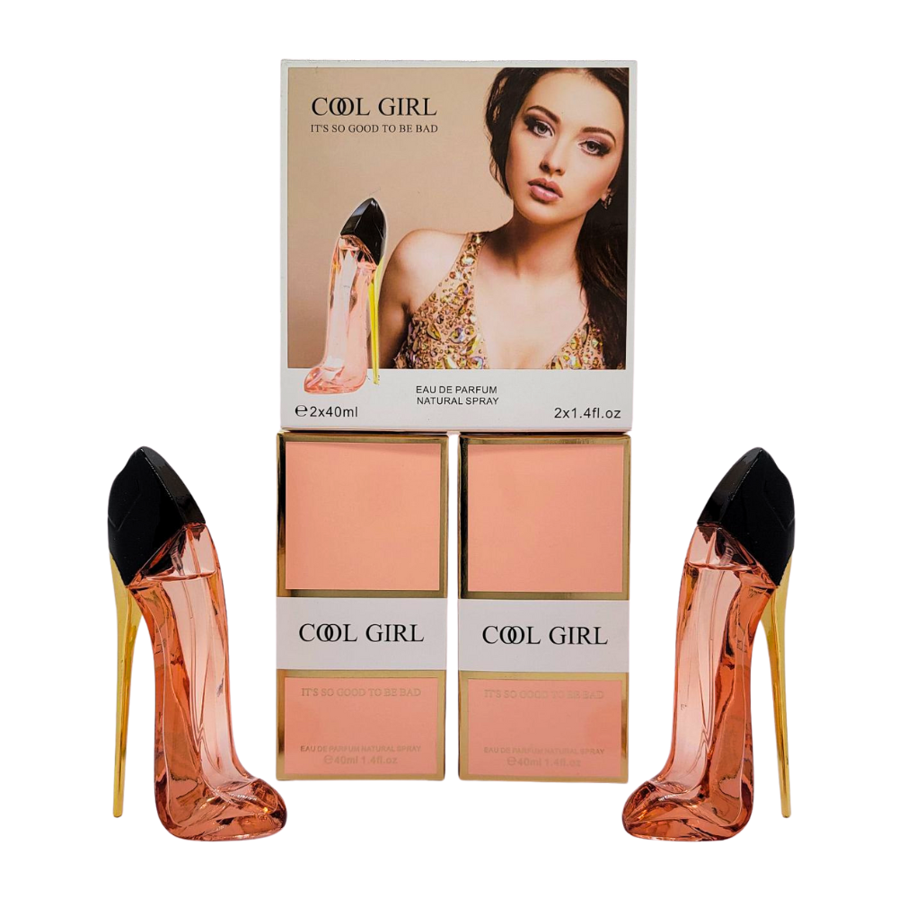 SET COOL GIRL ITS SO GOOD TO BE BAD EDP 40MLX2 (M) (AROMA SIMILAR A CAROLINA HERRERA GOOD GIRL BLUSH)