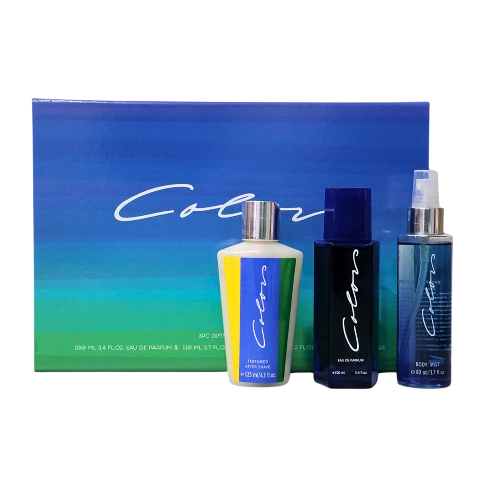 SET COLORS MEN EDP 100ML, BODY MIST 110ML, AFTER SHAVE 125ML (H)