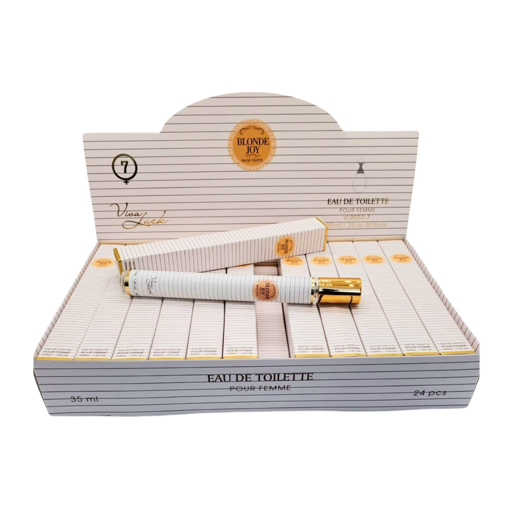 PERFUME EN TUBO PARA DAMA BLONDE JOY 7 EDT 35ML (M)