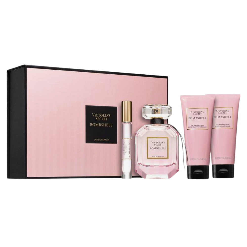 SET VICTORIA'S SECRET BOMBSHELL EDP 100ML EDP 7ML CREMA CORPORAL 100ML GEL DE DUCHA 100ML (M)