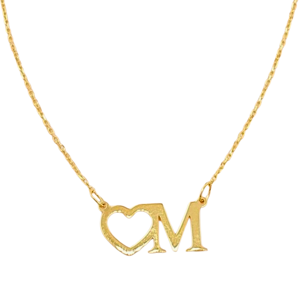 ODIJE575$M FORMA LETRA M Y CORAZON