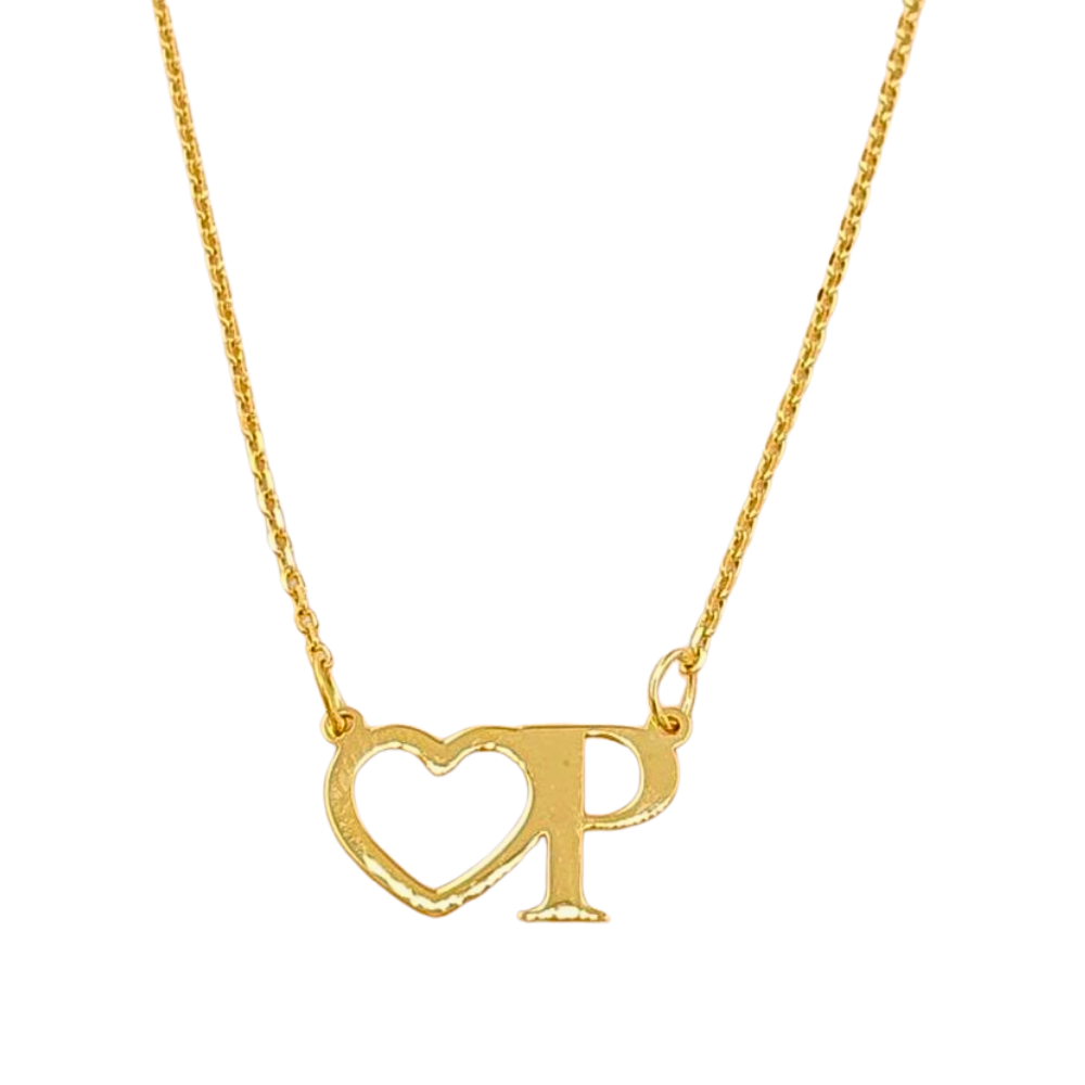 ODIJE575$P FORMA LETRA P Y CORAZON