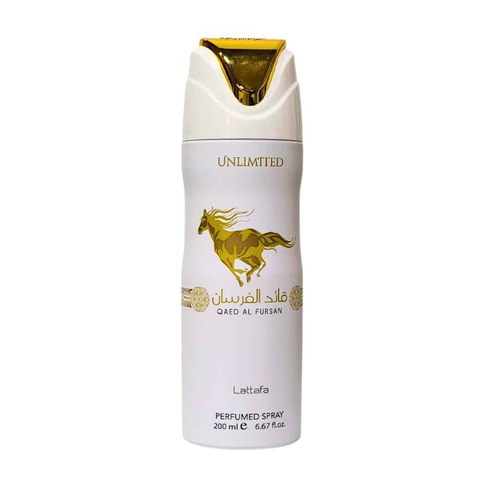 LATTAFA BODY SPRAY QAED AL FURSAN UNLIMITED 200ML (U)