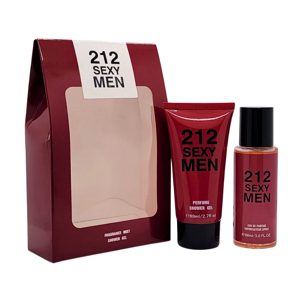 SET DE SPLASH PARA HOMBRE MYSTICAL 212 SEXY MEN SPLASH 88ML, SHOWER GEL 80ML (H)