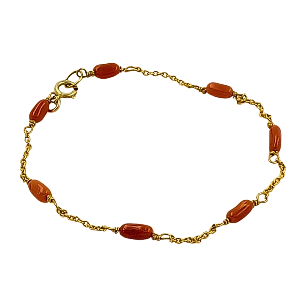 OPULN44 FORMA PERLAS ROJAS