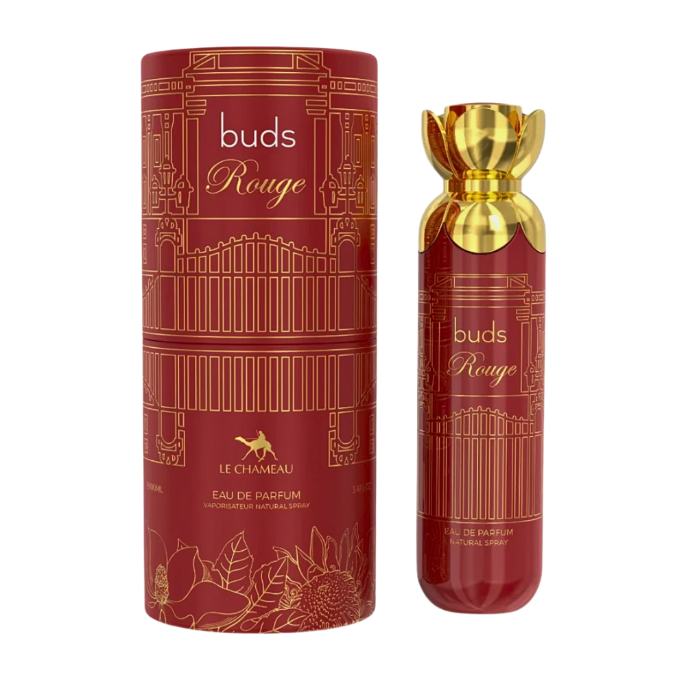 LE CHAMEAU BUDS ROUGE EDP 100ML (M) (DUPE MAISON KURKDJIAN BACCARAT ROUGE 540 EDP)