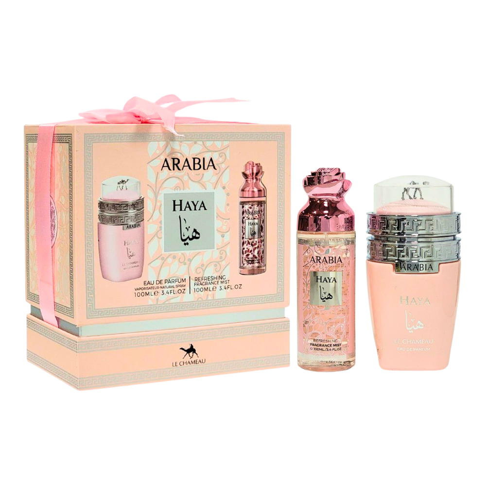 SET LE CHAMEAU ARABIA HAYA EDP 100ML SPLASH 100ML (M)