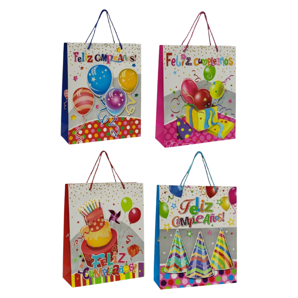 BOLSA DE REGALO MEDIANA 26X32X10CM