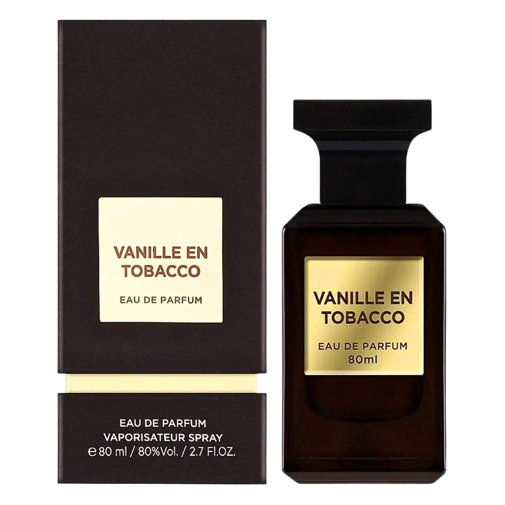 FRAGRANCE WORLD VANILLE EN TOBACCO EDP 80ML (U) (DUPE TOM FORD TOBACCO VANILLE EDP)