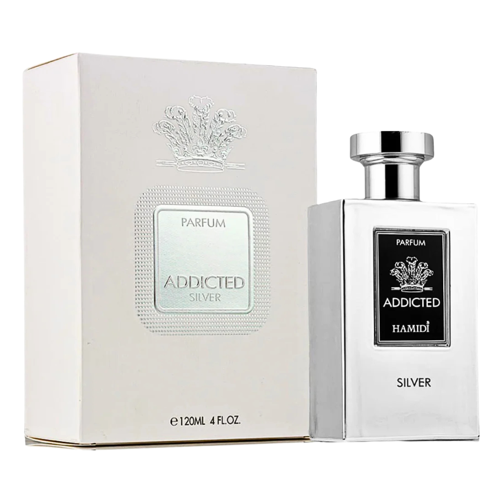 HAMIDI ADDICTED SILVER PARFUM 120ML (U) (DUPE CREED SILVER MOUNTAIN WATER EDP)