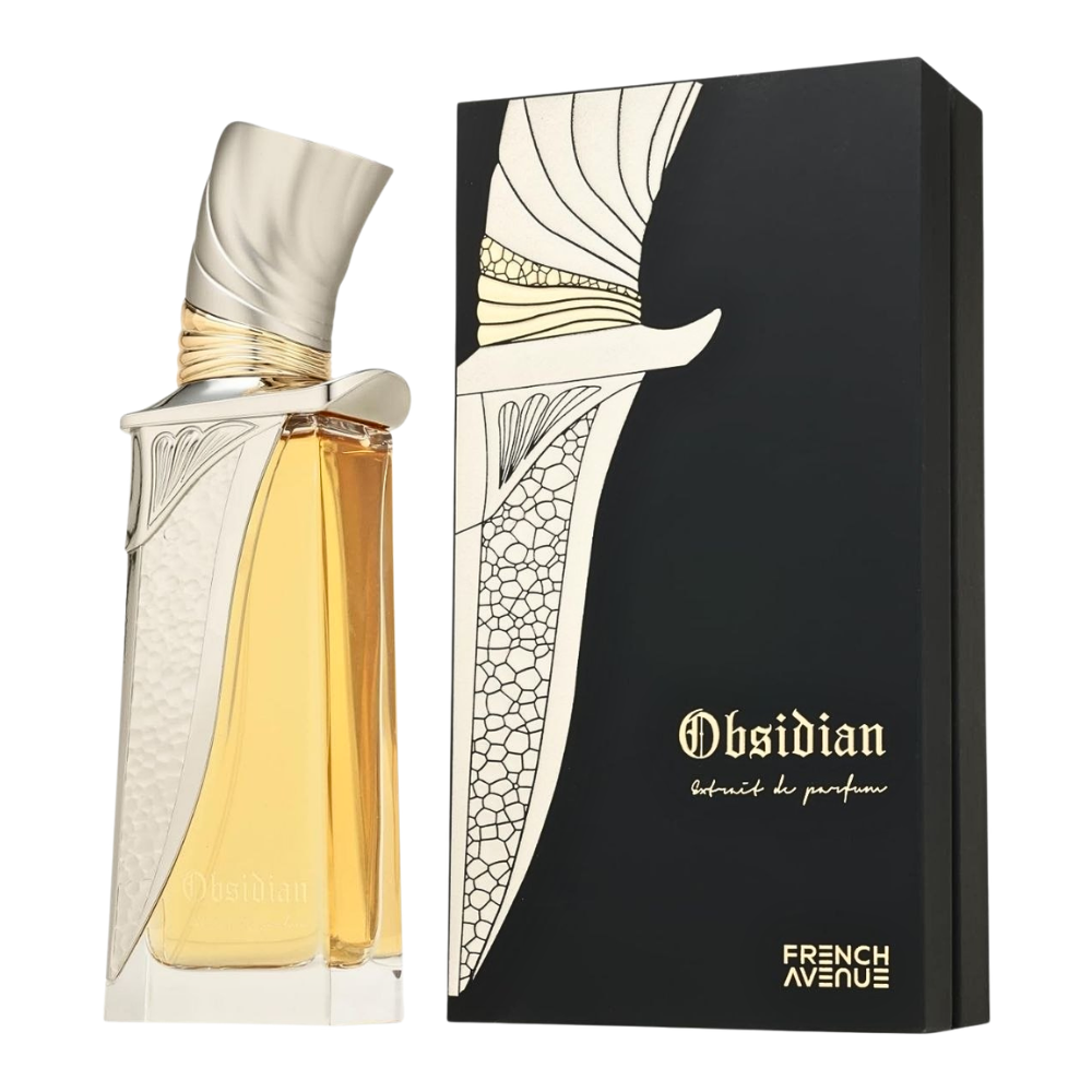 FRAGRANCE WORLD FRENCH AVENUE OBSIDIAN EXTRAIT EDP 100ML (U) (DUPE KILIAN ANGELS SHARE ON THE ROCKS EDP)