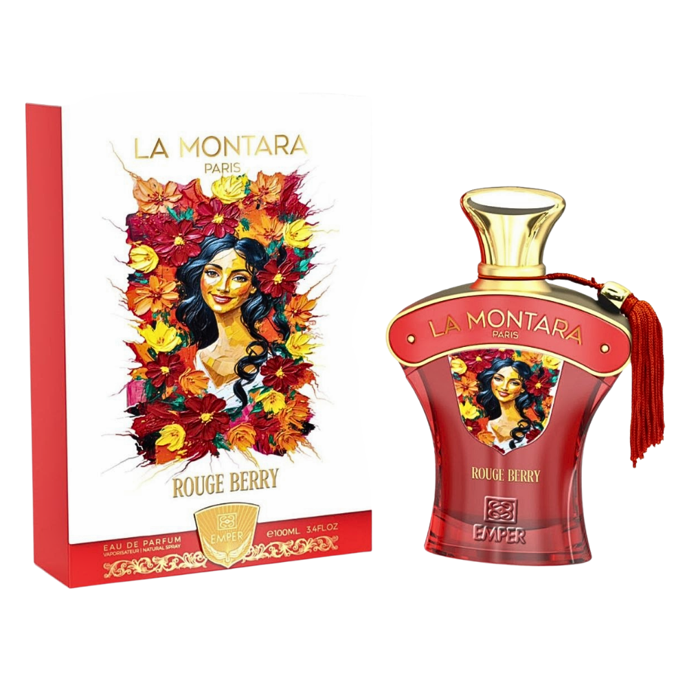 EMPER LA MONTARA PARIS ROUGE BERRY EDP 100ML (M) (DUPE BURBERRY HER EDP)